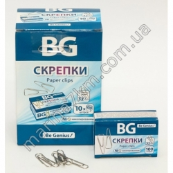Скріпка 32 mm метал (100 шт. скріпок у пачці) (ціна за пачку)