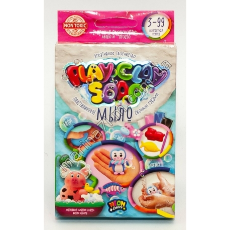 Набір ''Пластилінове Мило ''Play Clay Soap''малий укр (32)