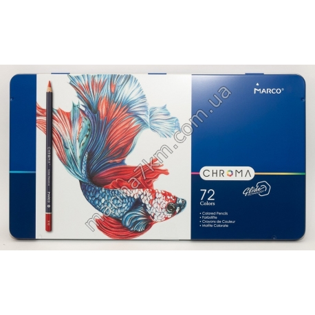 Олівець Marco" 72 кольори метал Super Premium 8010-72