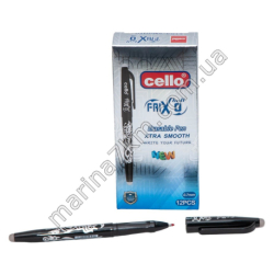 Ручка FRI-XO пише - стирає № CL200-12 чорна cello